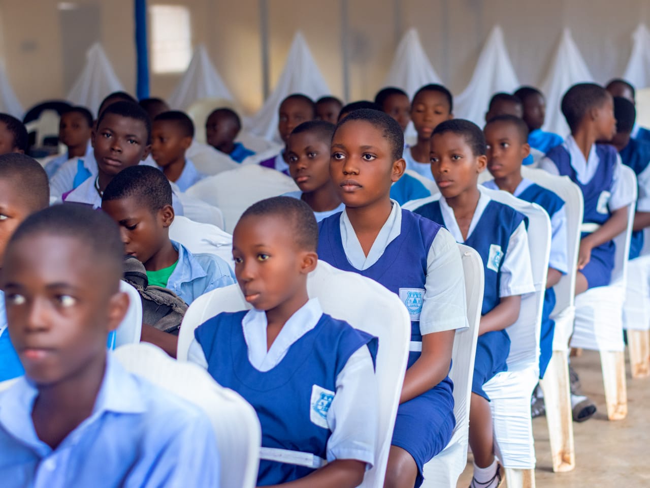 Students at the 2024 award ceremony