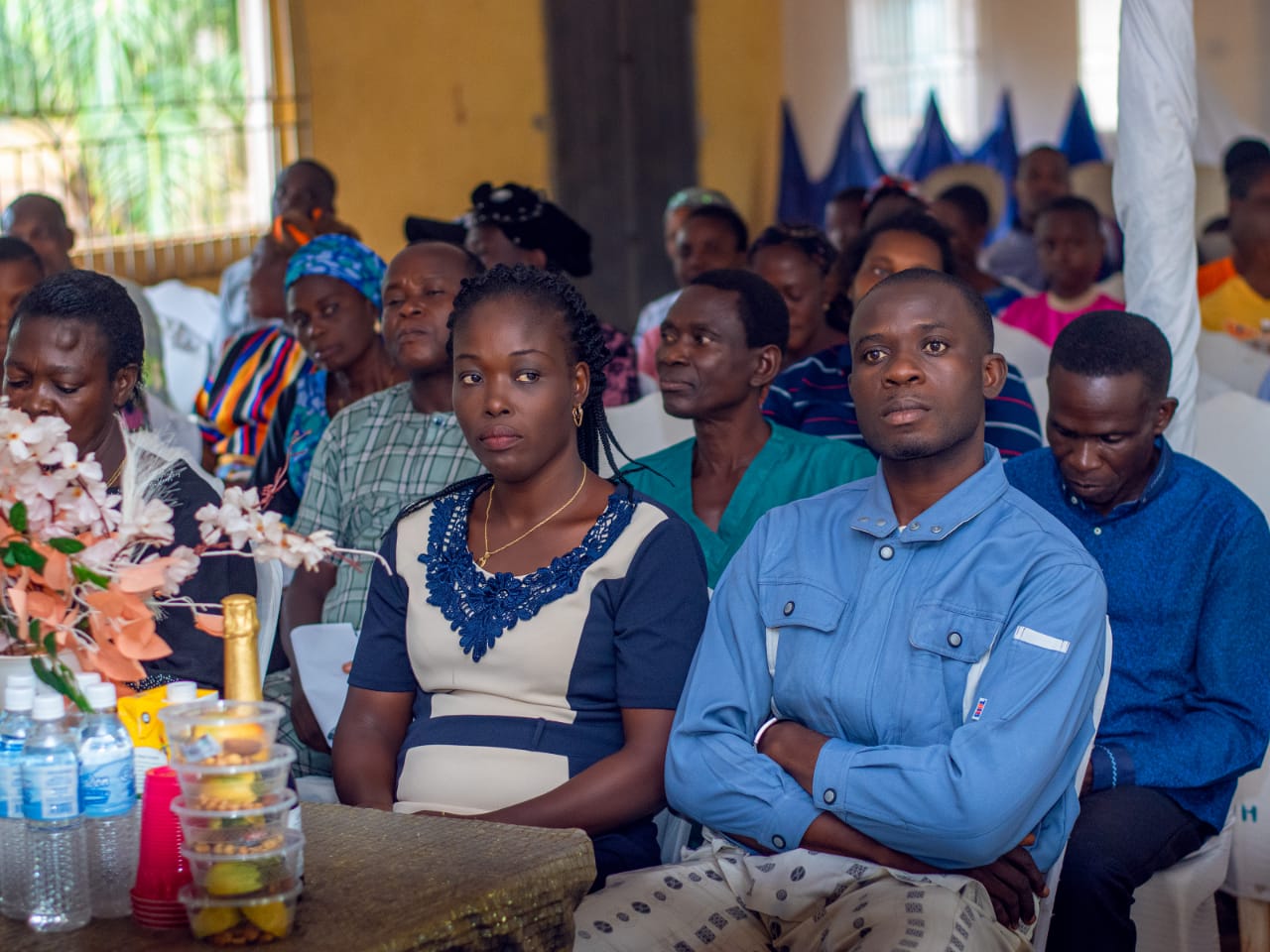 Cross section of teachers, parents at the award ceremony